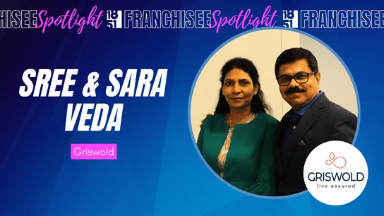 image of griswold franchisee feature from 1851 franchise for sree veda and sara veda from mathews NC