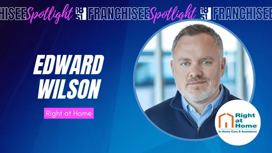 image Edward Wilson right at home  owner and franchisee in St. Louis