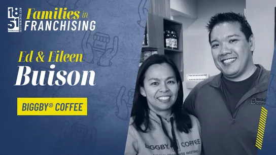Families in Franchising - Ed and Eileen Buison - BIGGBY COFFEE - 1851 Franchise