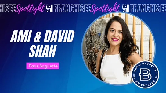 image of Ami shah and David shah from Moorestown new jersey paris baguette franchise owner