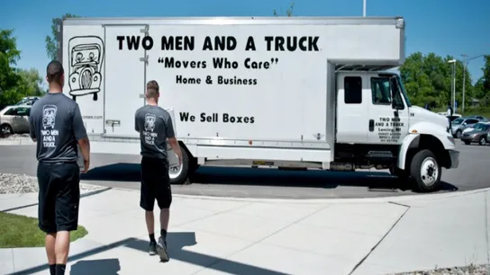 Two men and a truck
