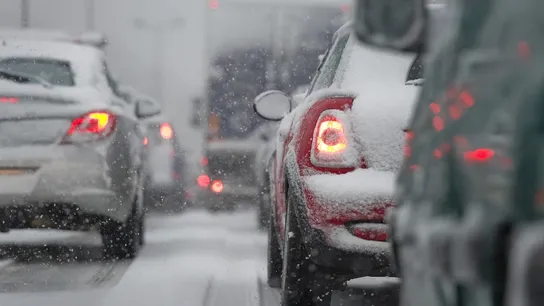 winter traffic