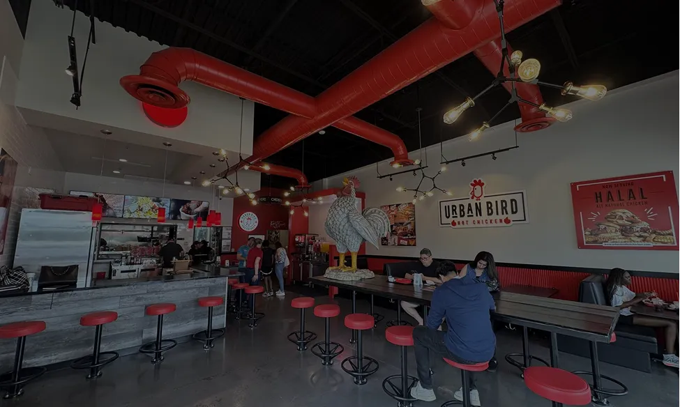 Urban Bird restaurant interior