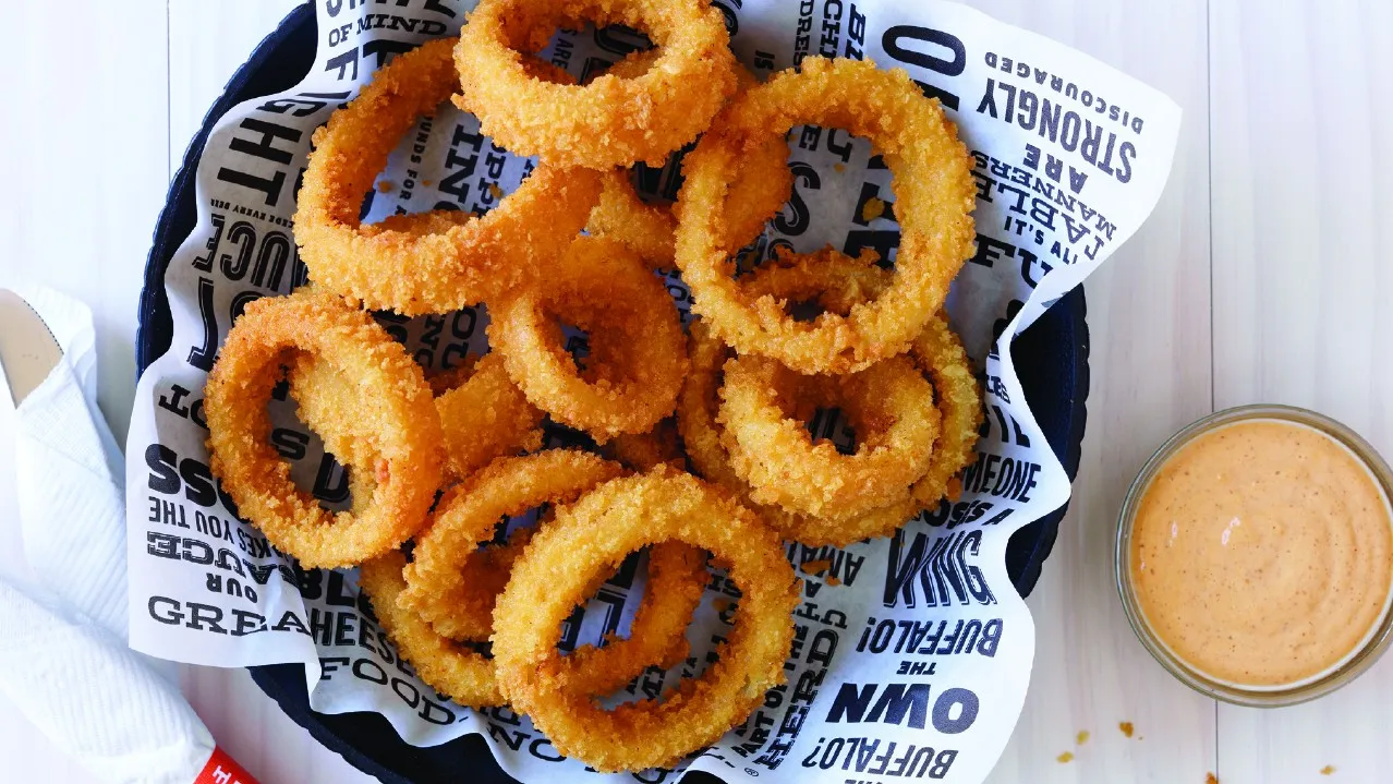 Buffalo Wings &amp; Rings Onion Rings