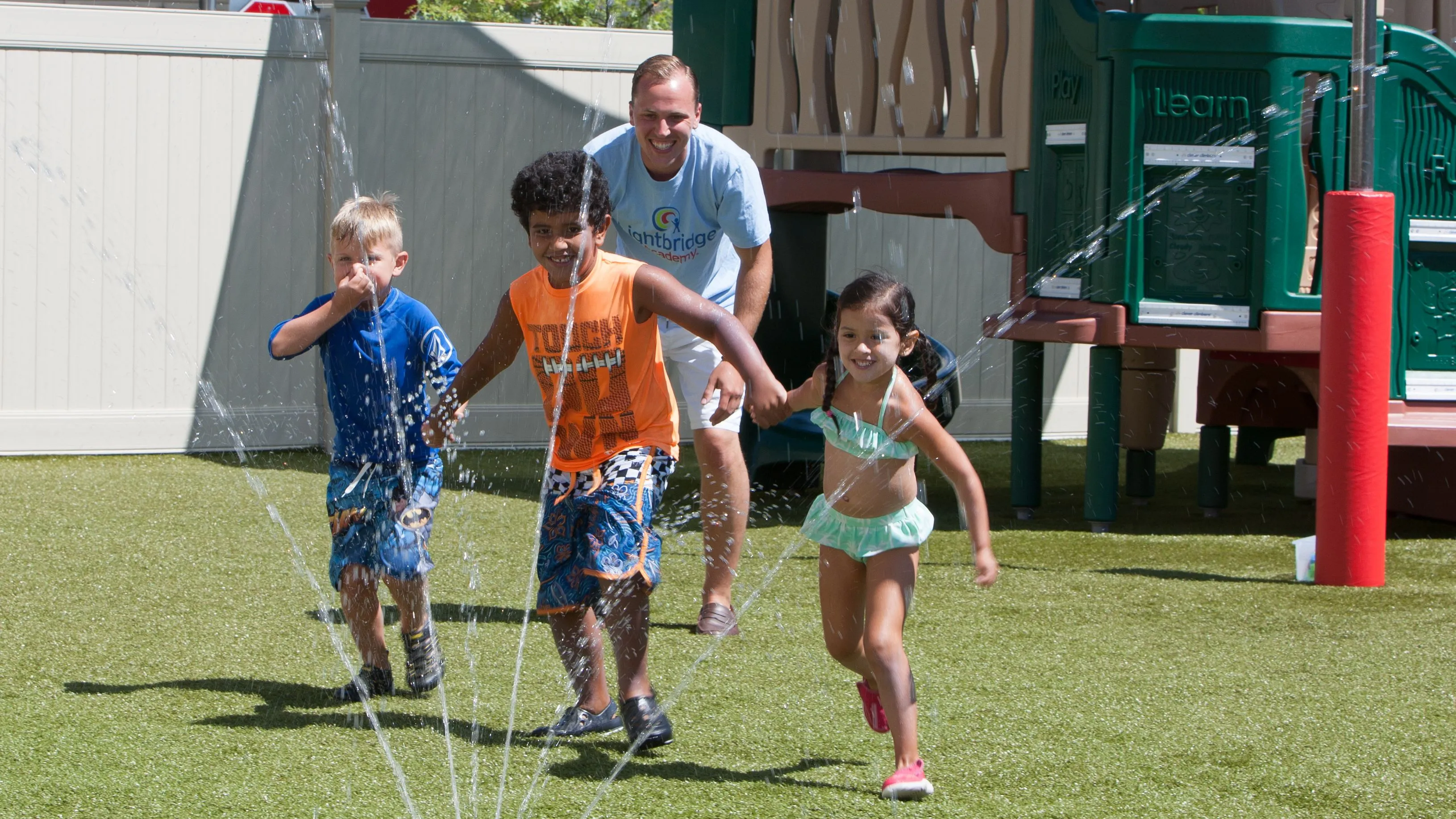 Children Playing at a Lightbridge Academy Franchise