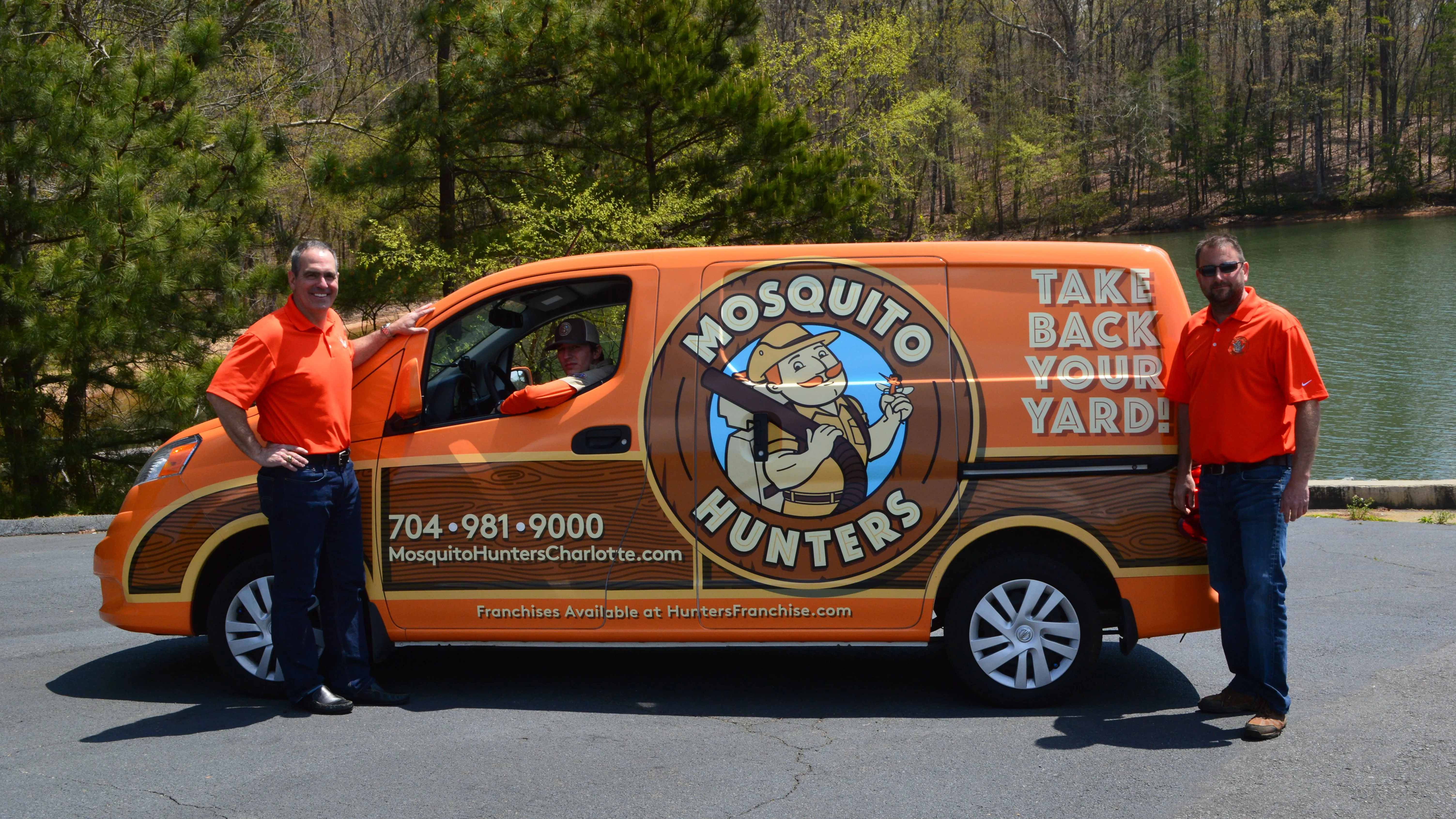 Mosquito Hunters franchisees Brian Gore and Troy Miller