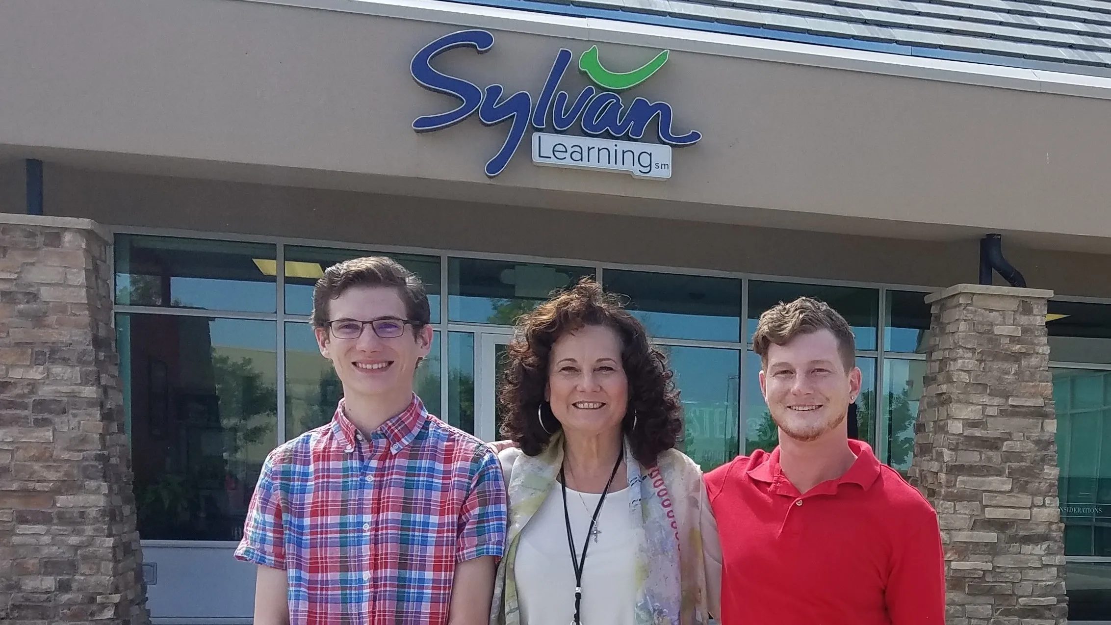 Sylvan Learning Franchisee Christine Rector with Sons Chris and Sean