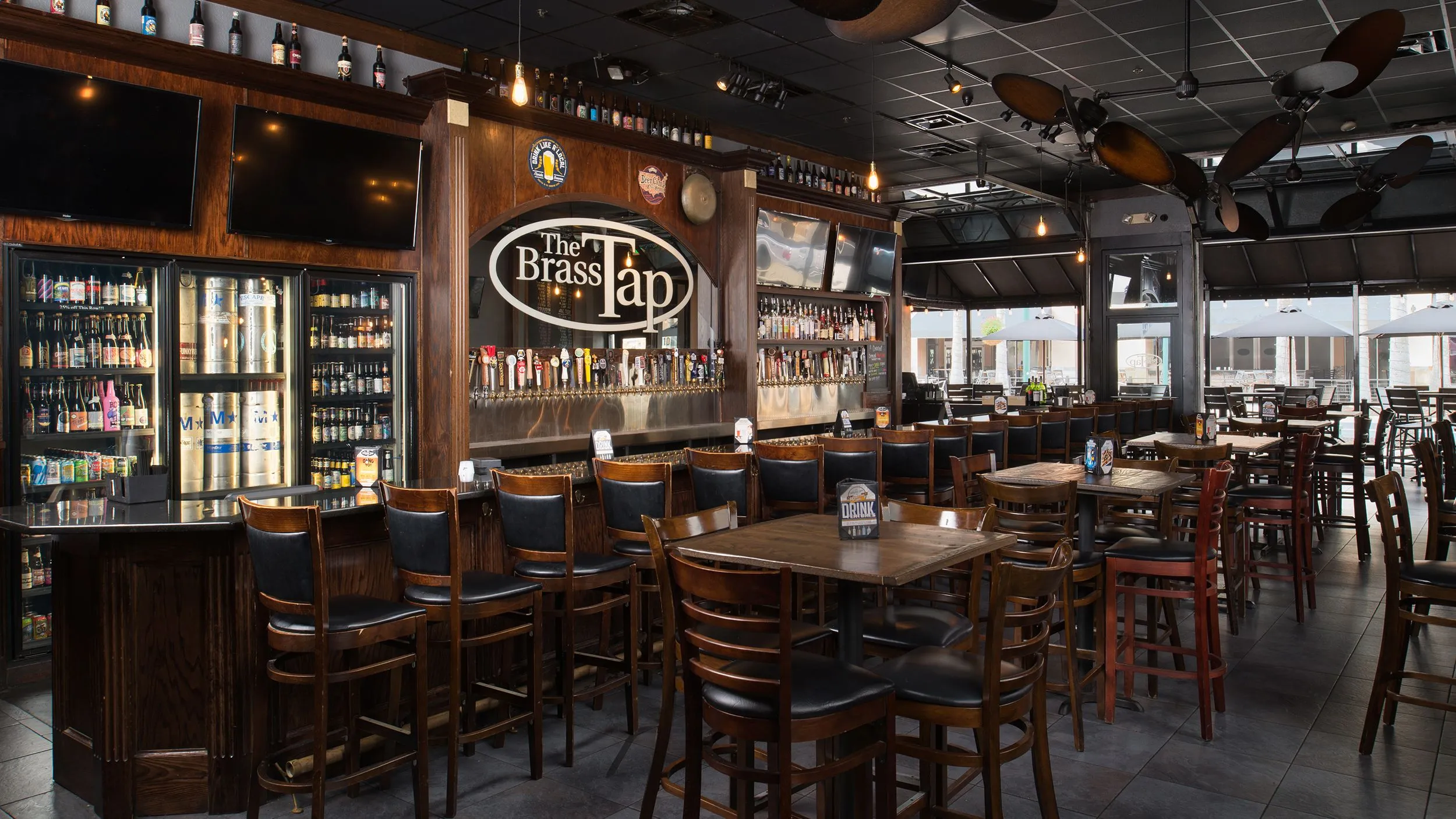 Brass Tap franchise bar and restaurant interior