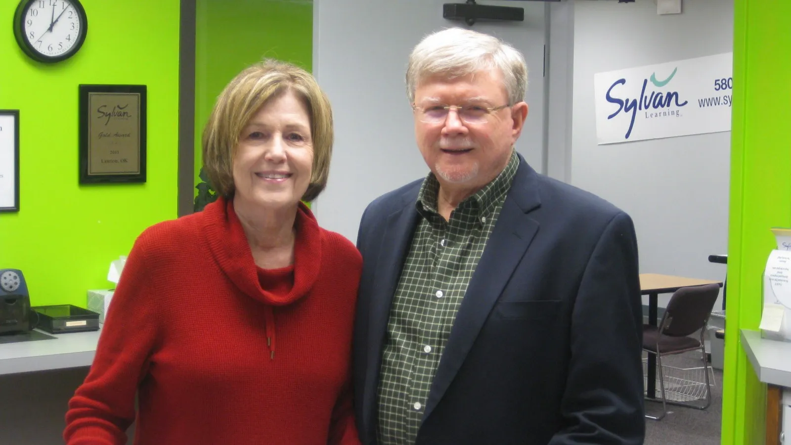 Sylvan Learning Franchisees Howard and Jo Jean Johnson