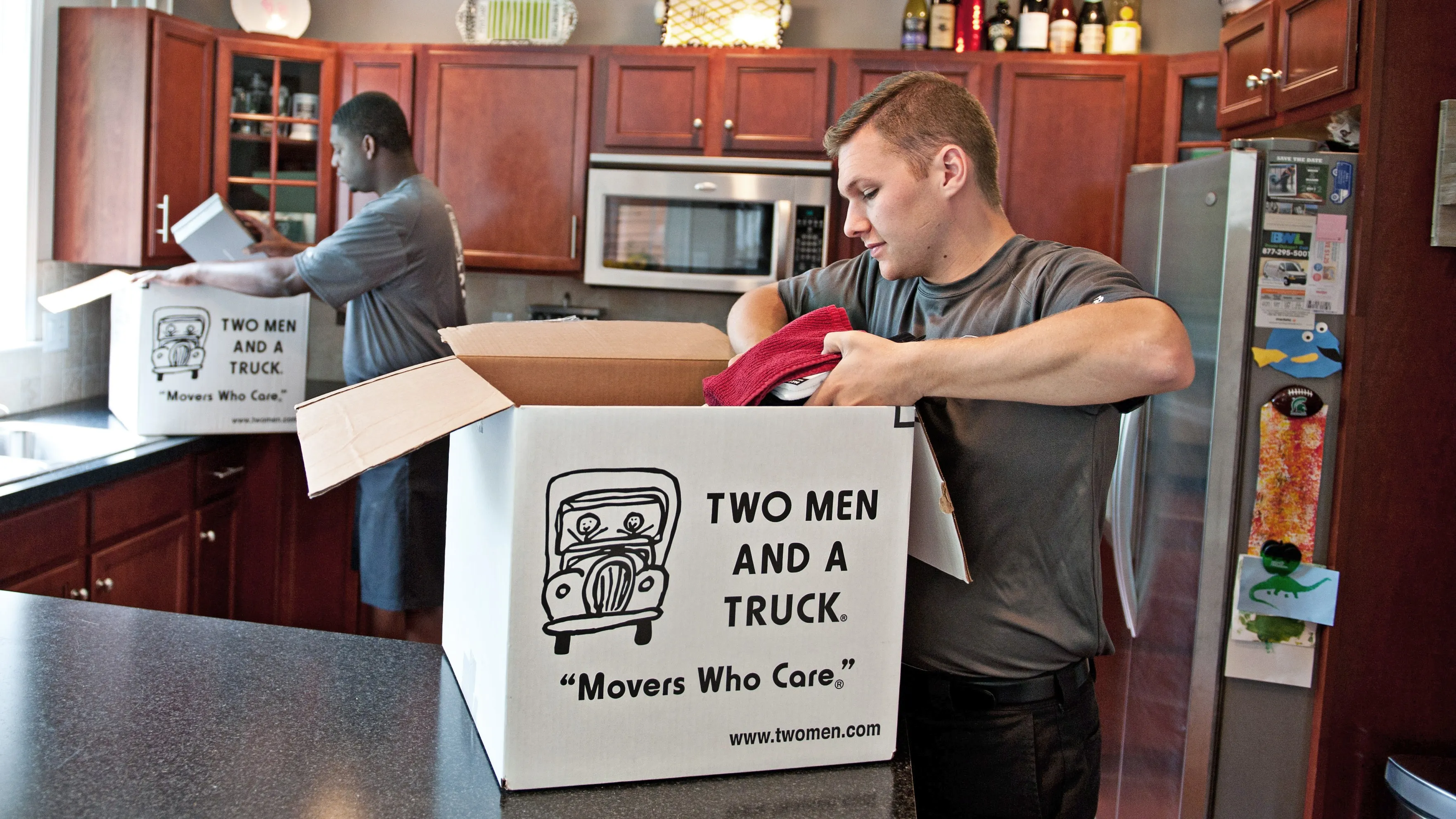 TWO MEN AND A TRUCK Movers Packing