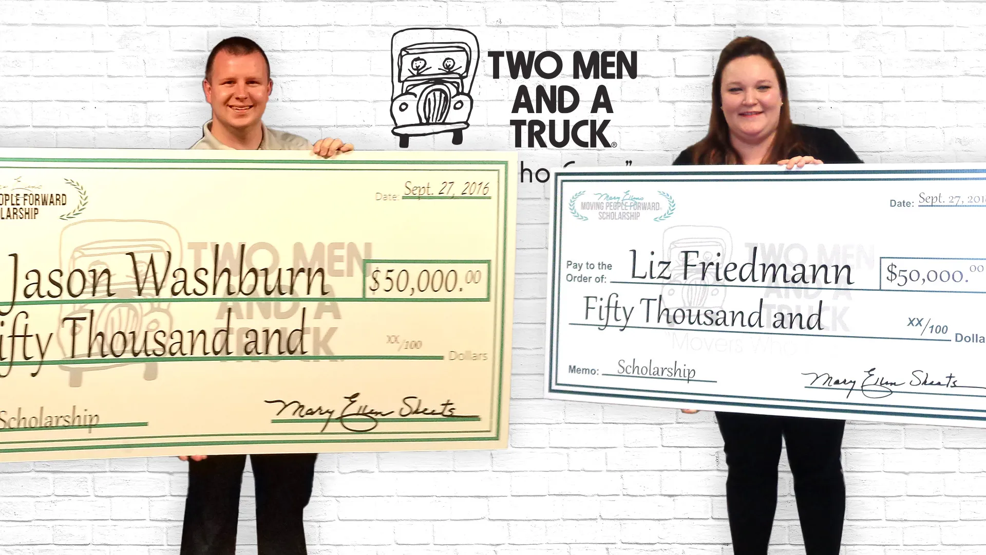 TWO MEN AND A TRUCK franchise scholarship winners