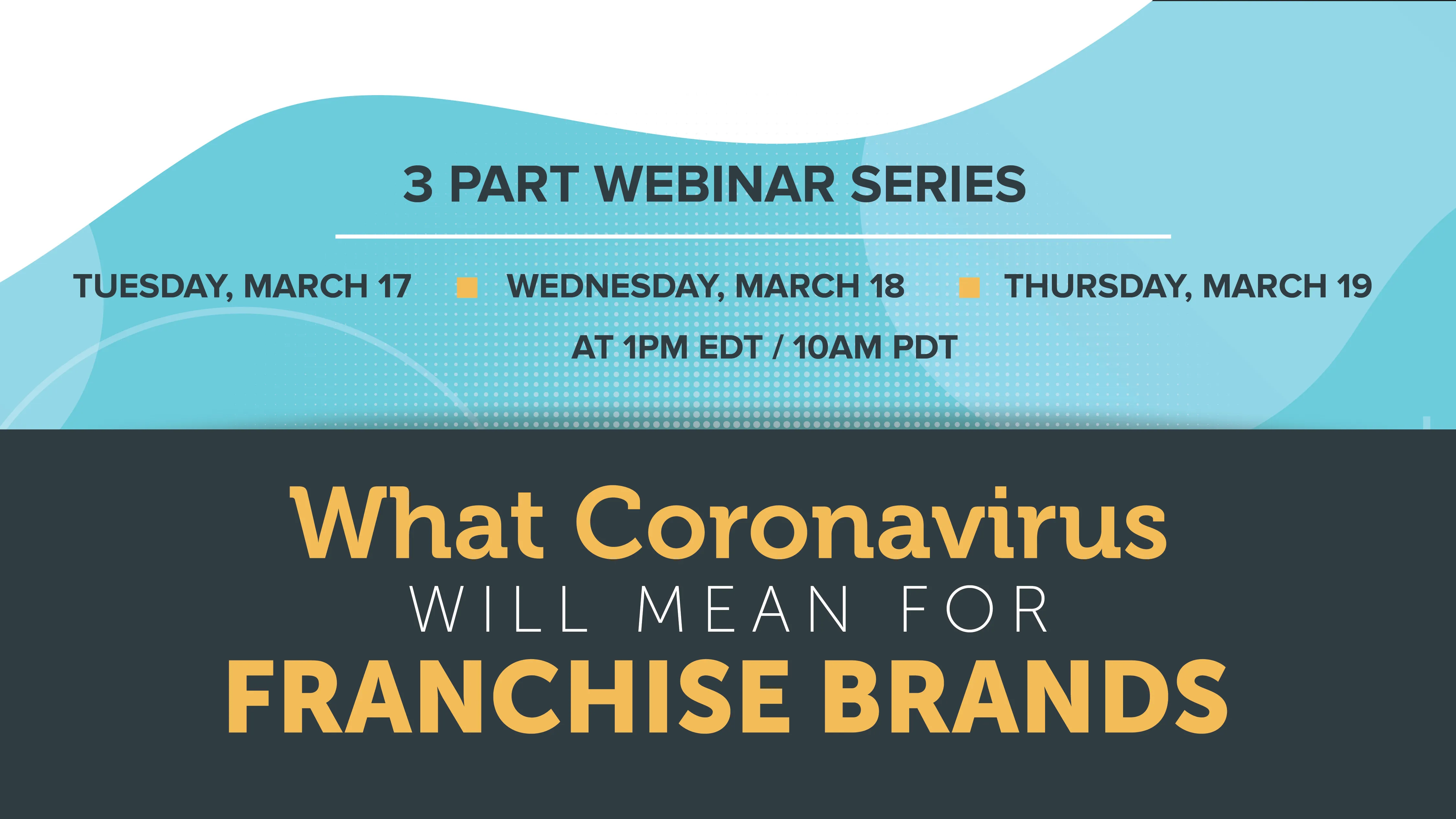 Franchising and Coronavirus