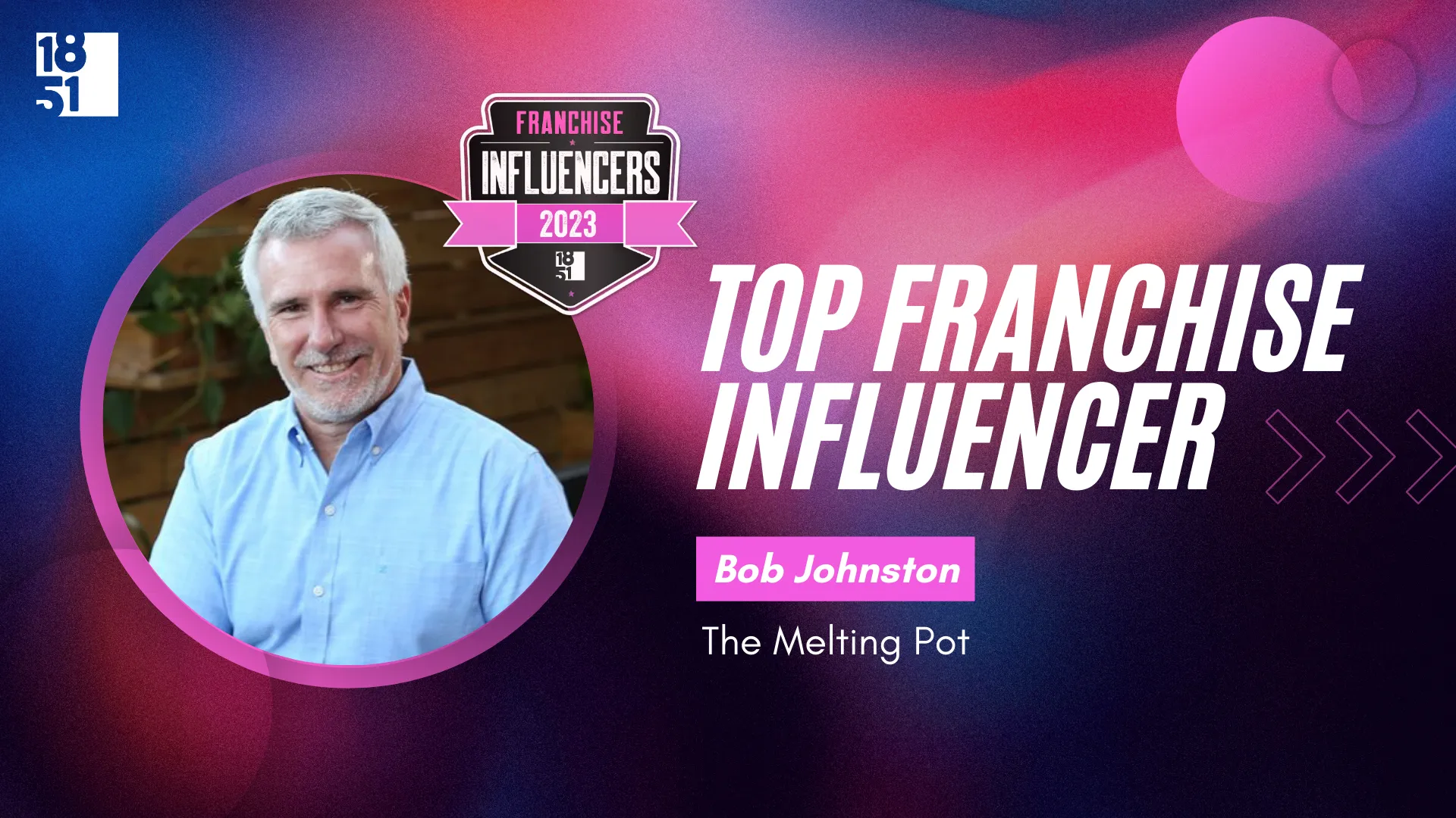 Franchise Influencers: Bob Johnston, CEO, The Melting Pot