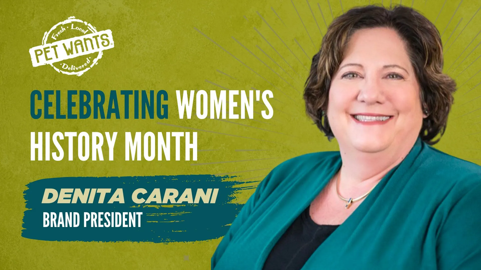 Women's History Month Spotlight: DeNita Carani, Pet Wants Brand President