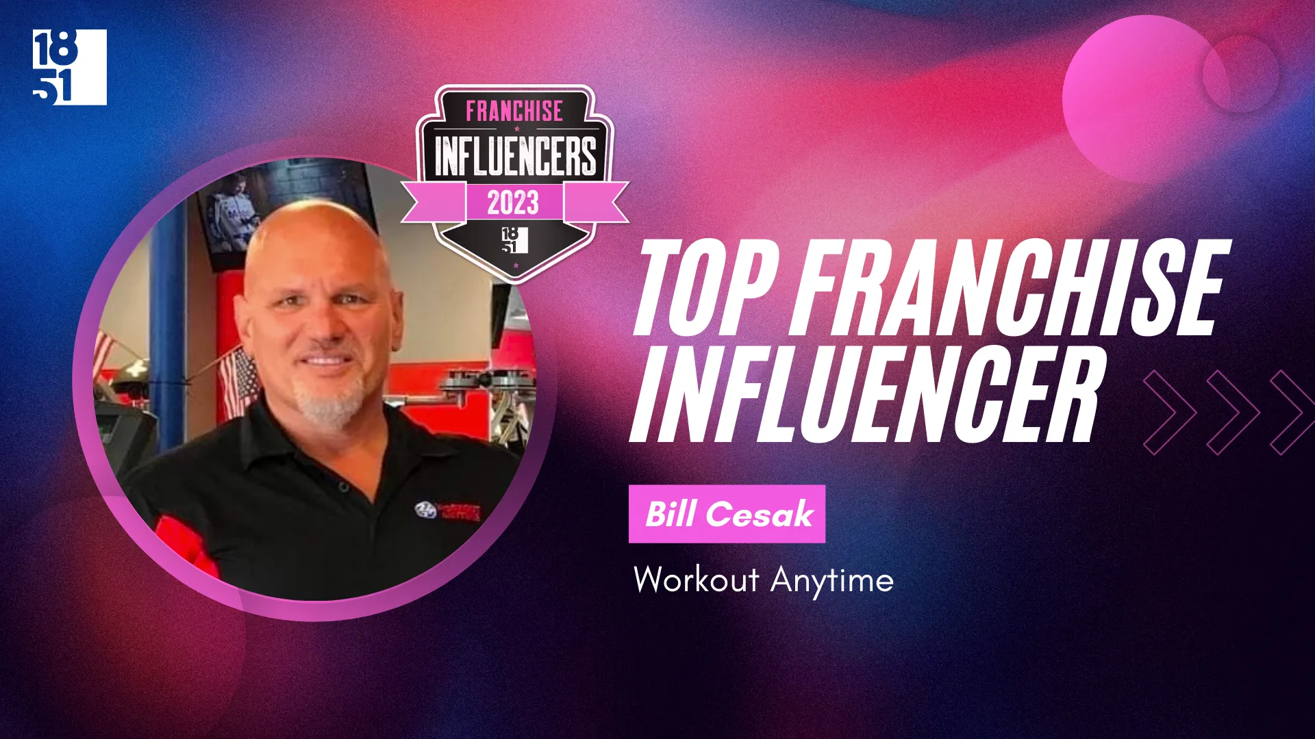 Franchise Influencers:  Bill Cesak, Owner, Workout Anytime 