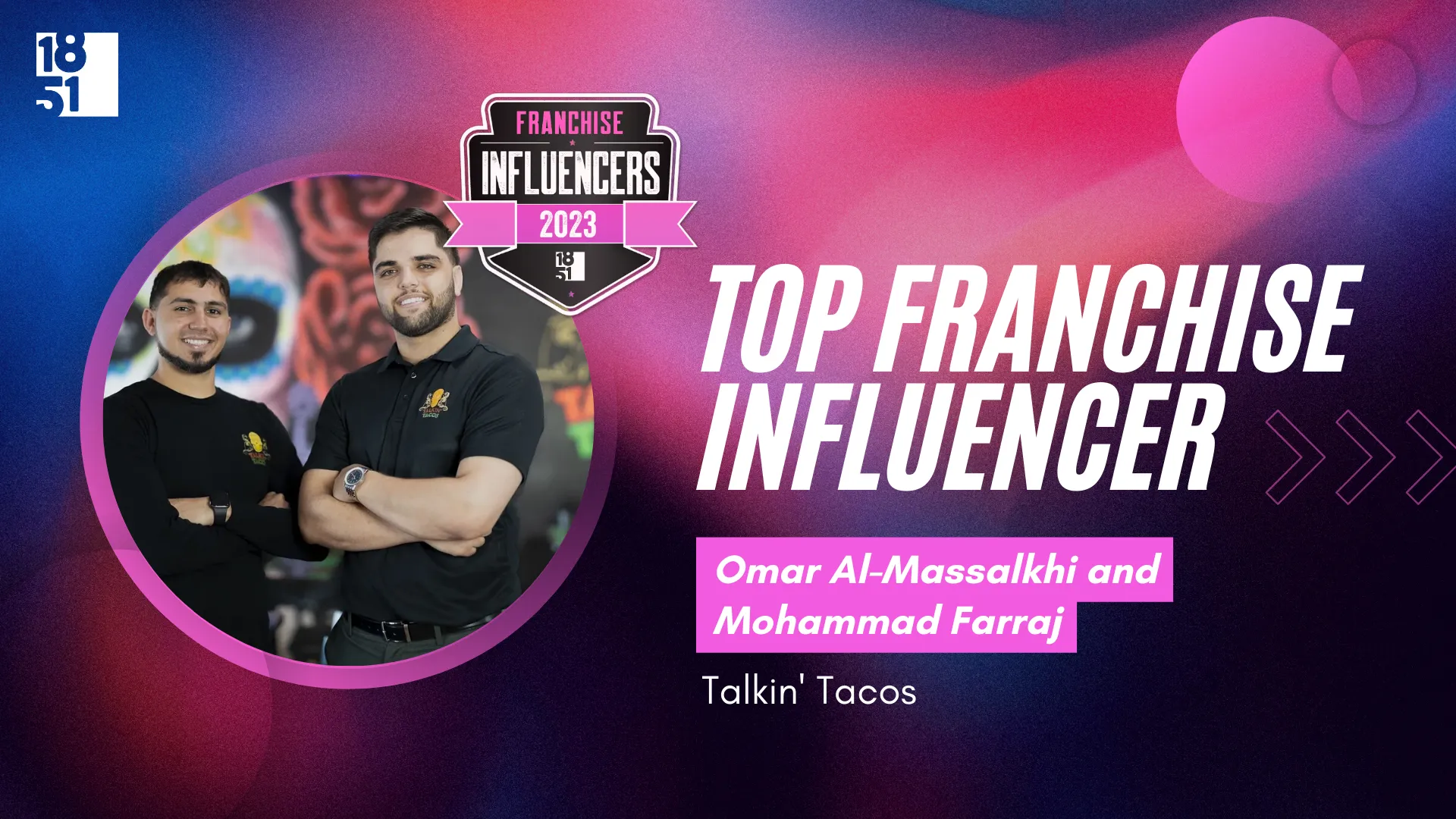 Franchise Influencers: Omar Al-Massalkhi and Mohammad Farraj, Co-Owners, Talkin' Tacos