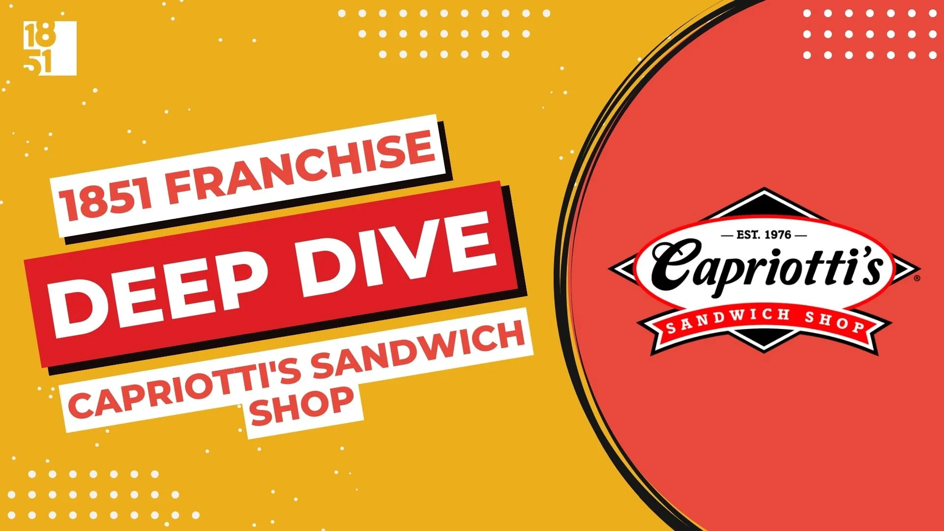 Franchise Deep Dive: Capriotti's Sandwich Shop's Franchise Costs, Fees, Profit and Data