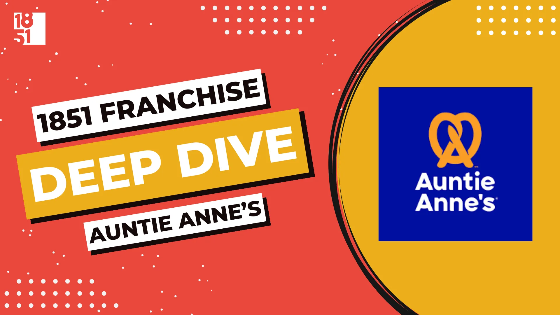 Franchise Deep Dive: Auntie Anne's Franchise Costs, Fees, Profit and Data