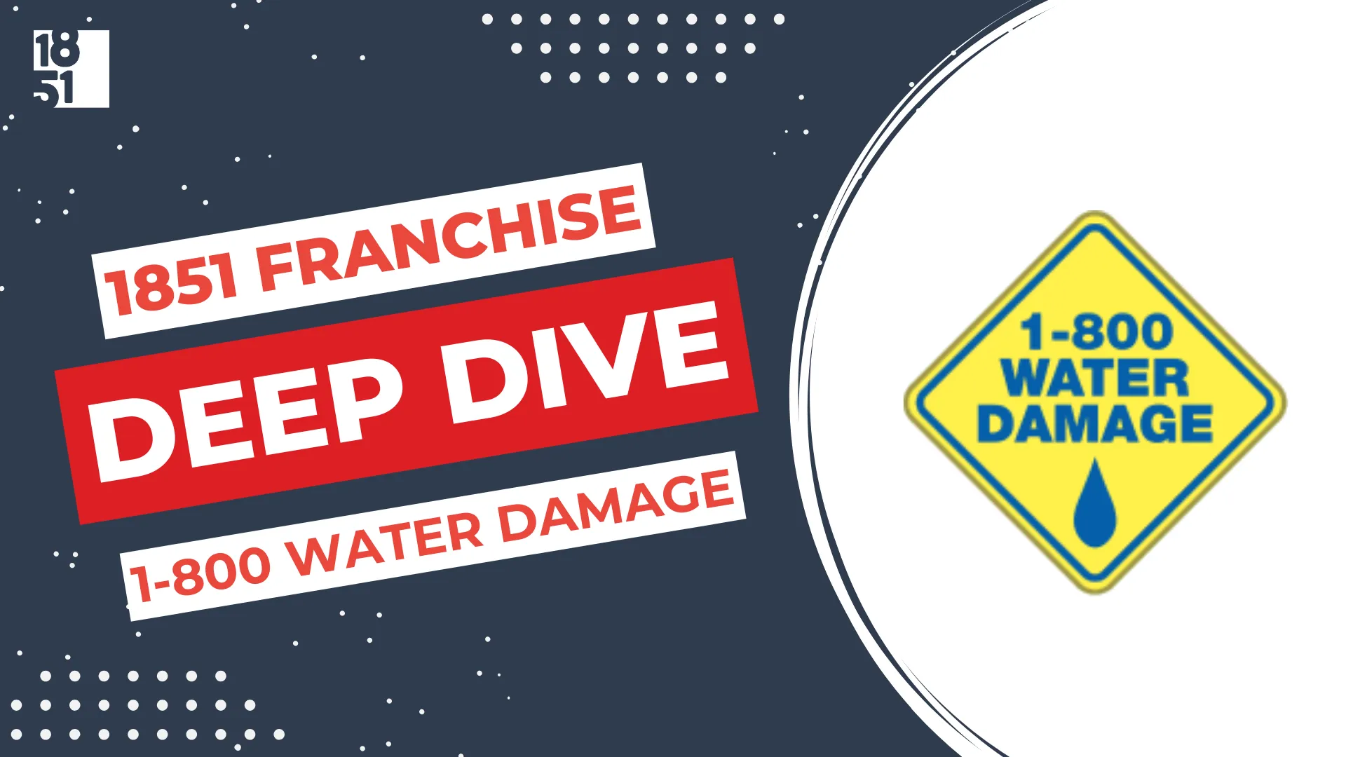 Franchise Deep Dive: 1-800 Water Damage Franchise Costs, Fees, Profit and Data