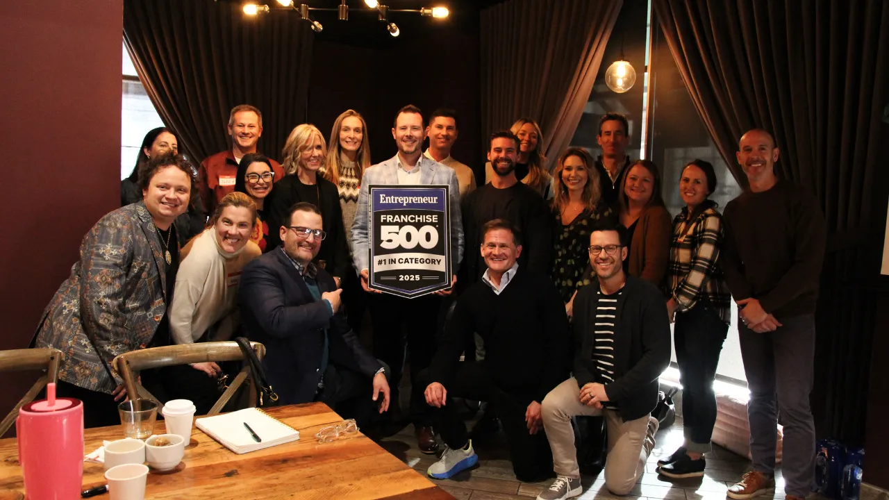 Radiance Holdings team gathers for a photo to celebrate 2025 Entrepreneur ranking