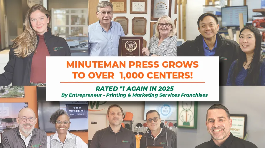 Minuteman Press International Grows to Over 1,000 Franchise Locations