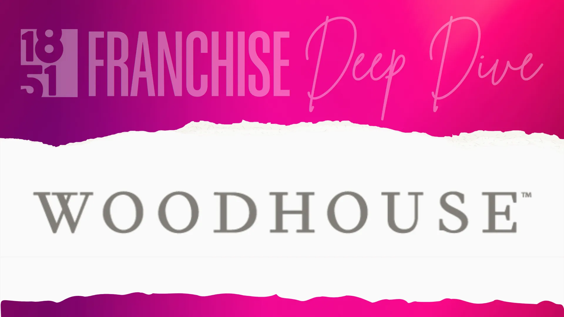 Woodhouse Spas - Franchise Deep Dive - 1851 Franchise