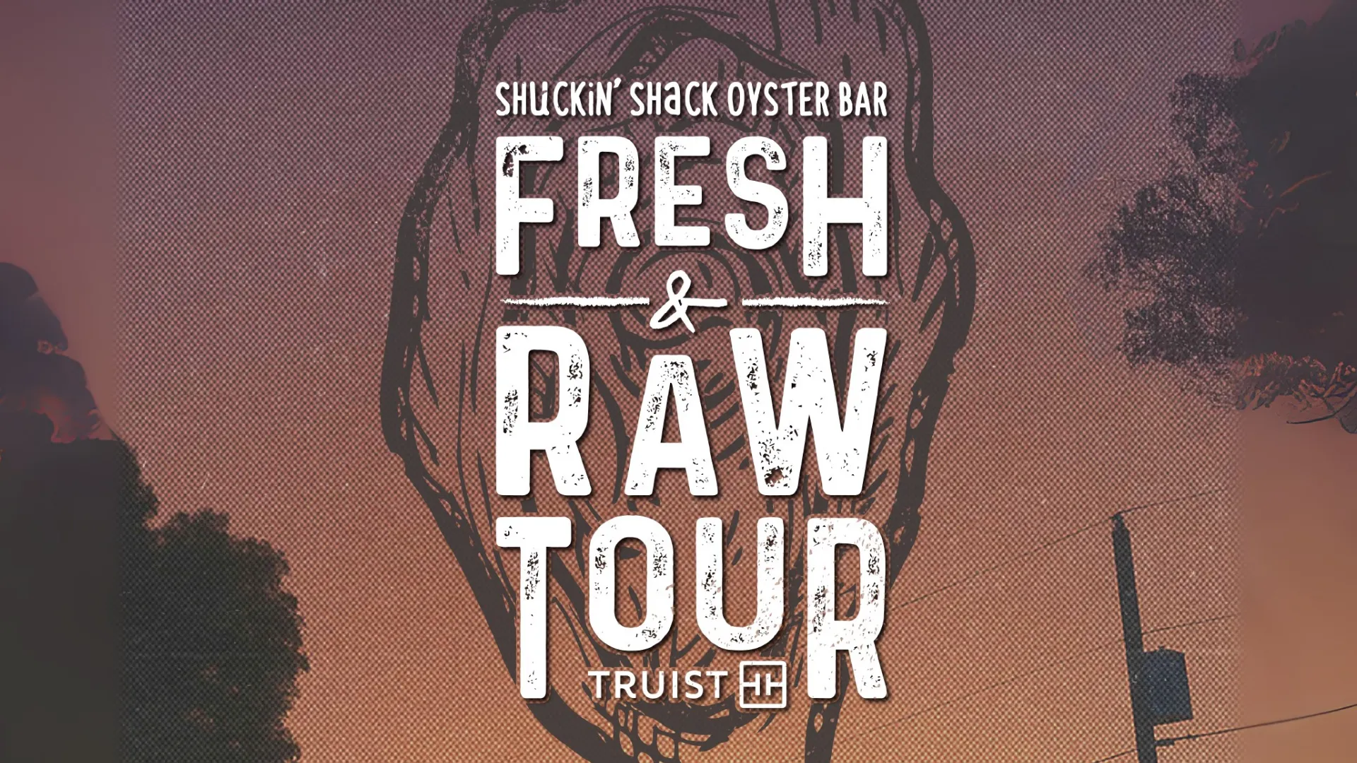 Shuckin' Shack Fresh & Raw 2025 Tour Poster