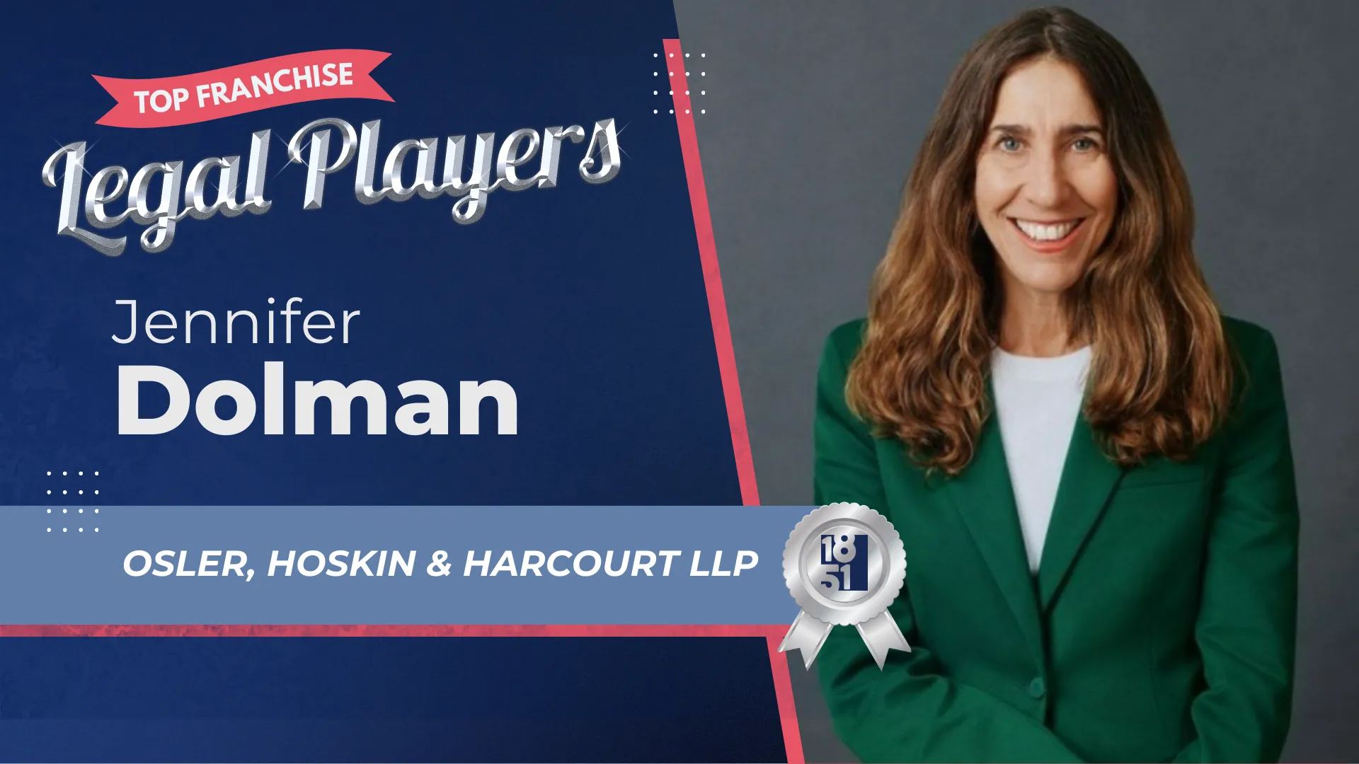 Jennifer Dolman, Disputes Partner | Osler, Hoskin & Harcourt LLP — 2025 Top  Legal Player