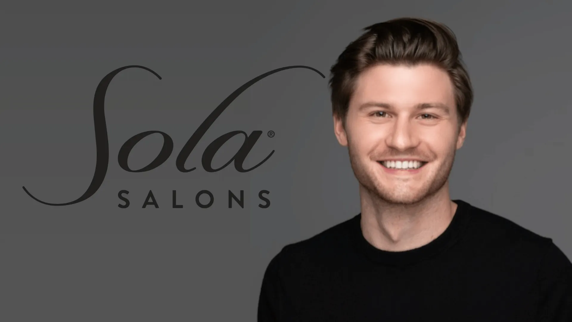 Image of Tanner Holmes , sola salons franchisee
