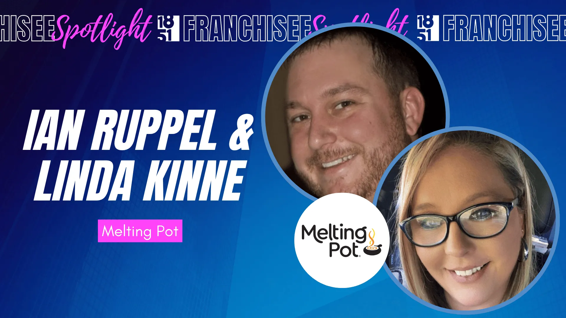 image of ian ruppel and linda kinne franchisee owners from melting pot in syracuse New York