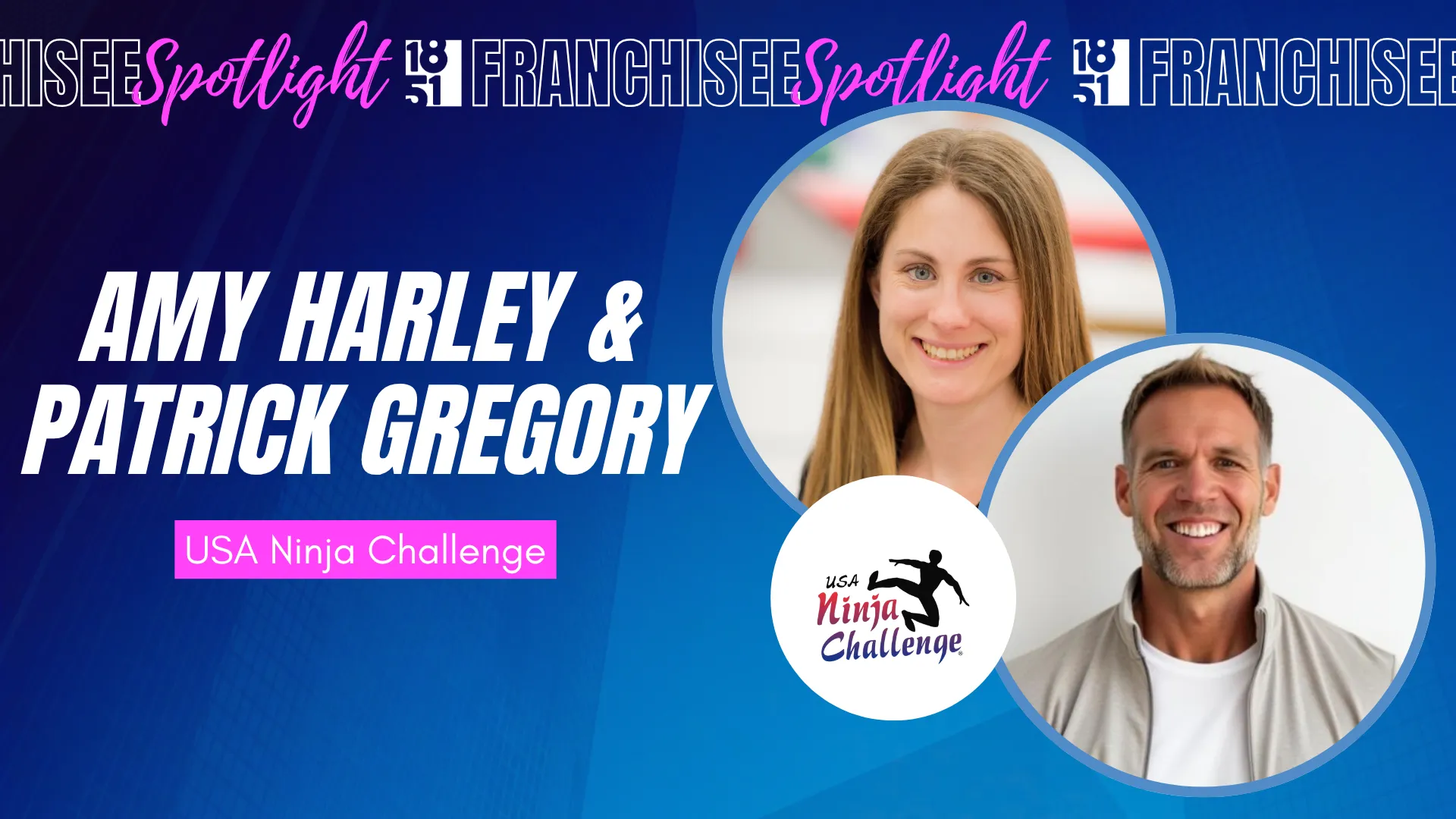 image of amy harley and patrick gregory from usa ninja challenge in Rochester 1851 franchise