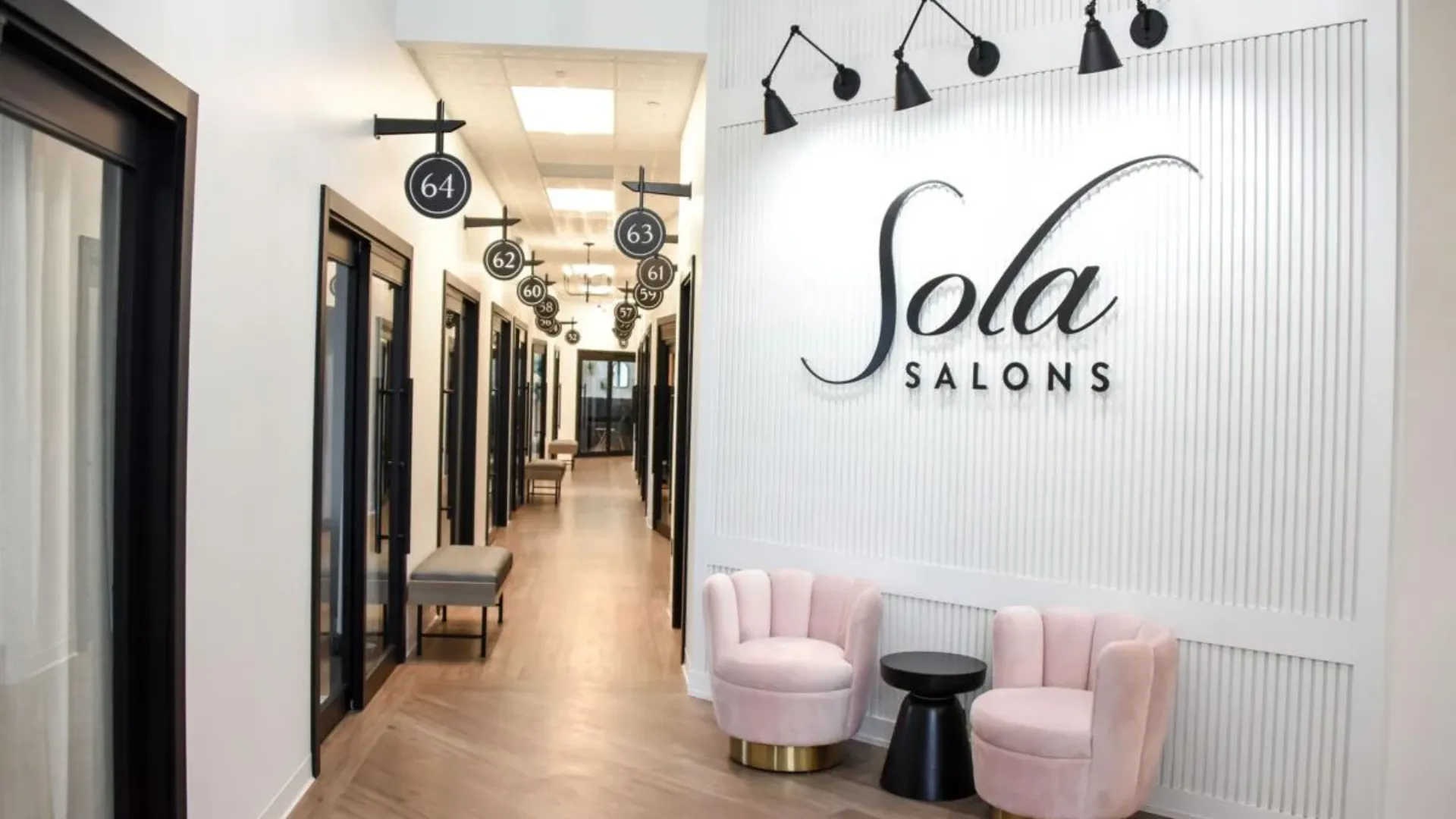 Photo of interior of Sola Salons location