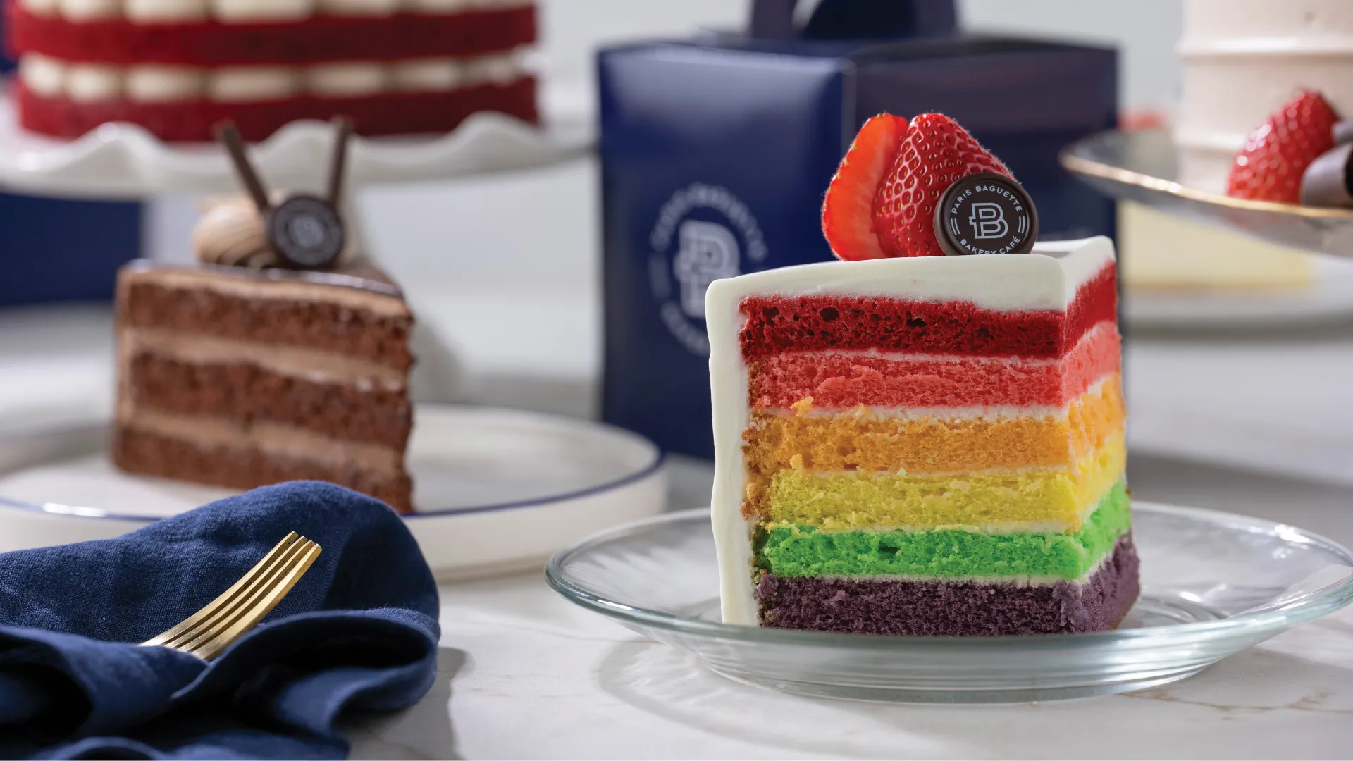 Photo of Paris Baguette cake slices