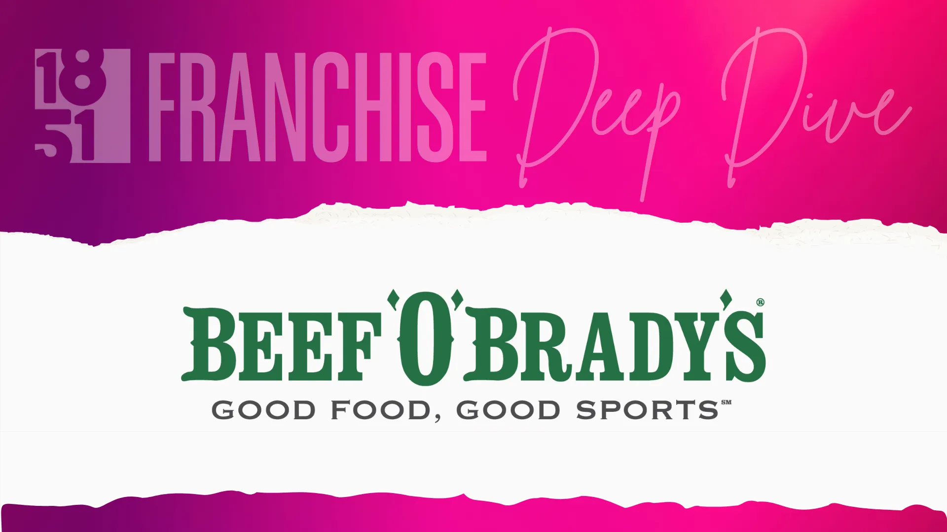 Beef 'O' Brady's Franchise Costs, Fees, Profit and Data for 2026