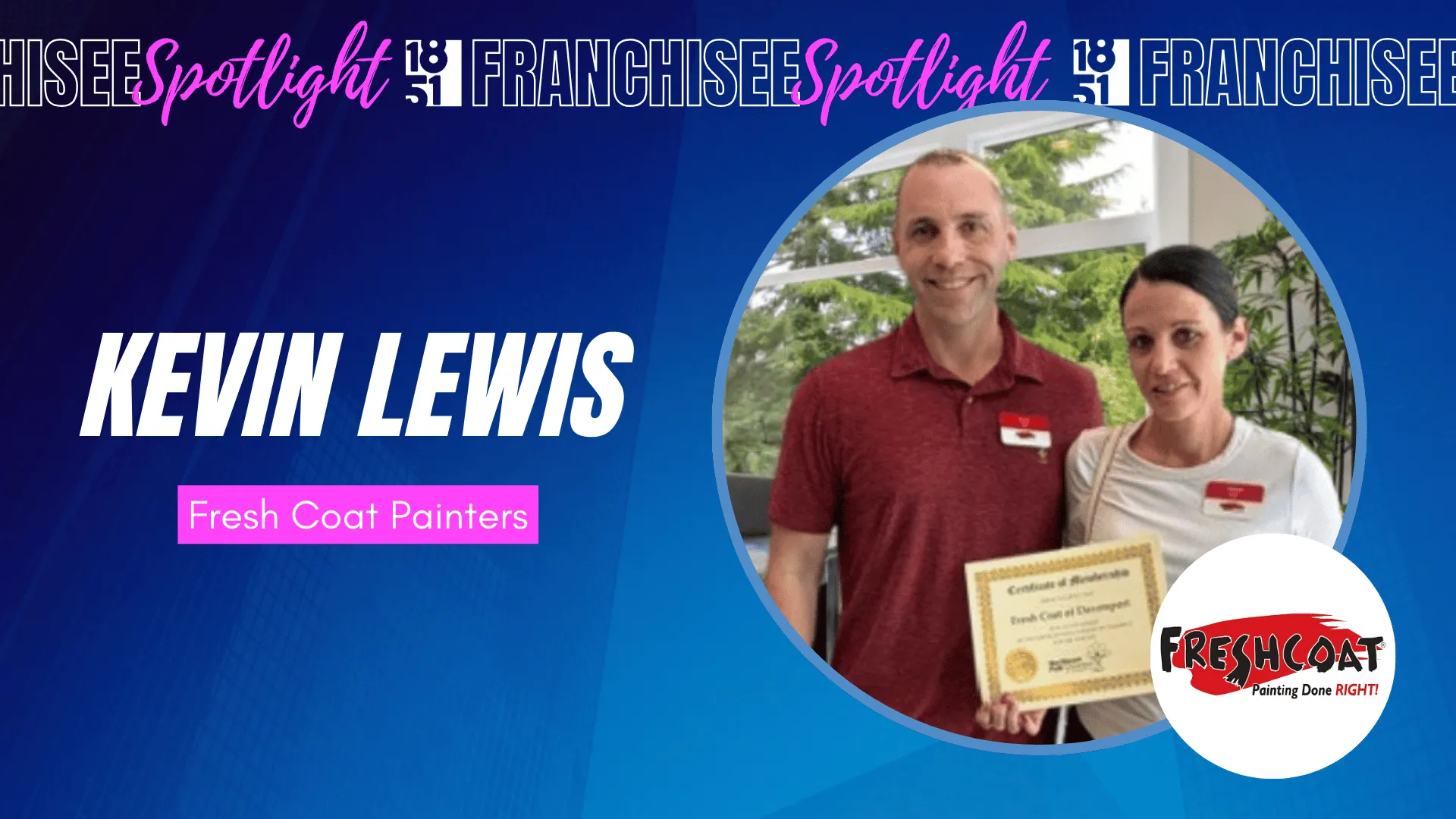 image of kevin lewis from fresh coat painters of davenport franchisee story