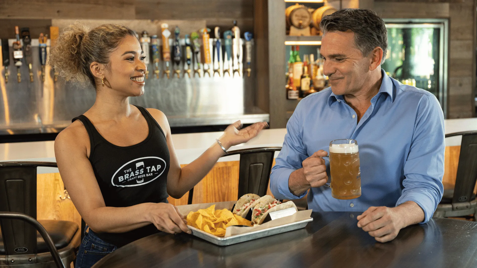 image of brass tap The Neighborhood Bar 