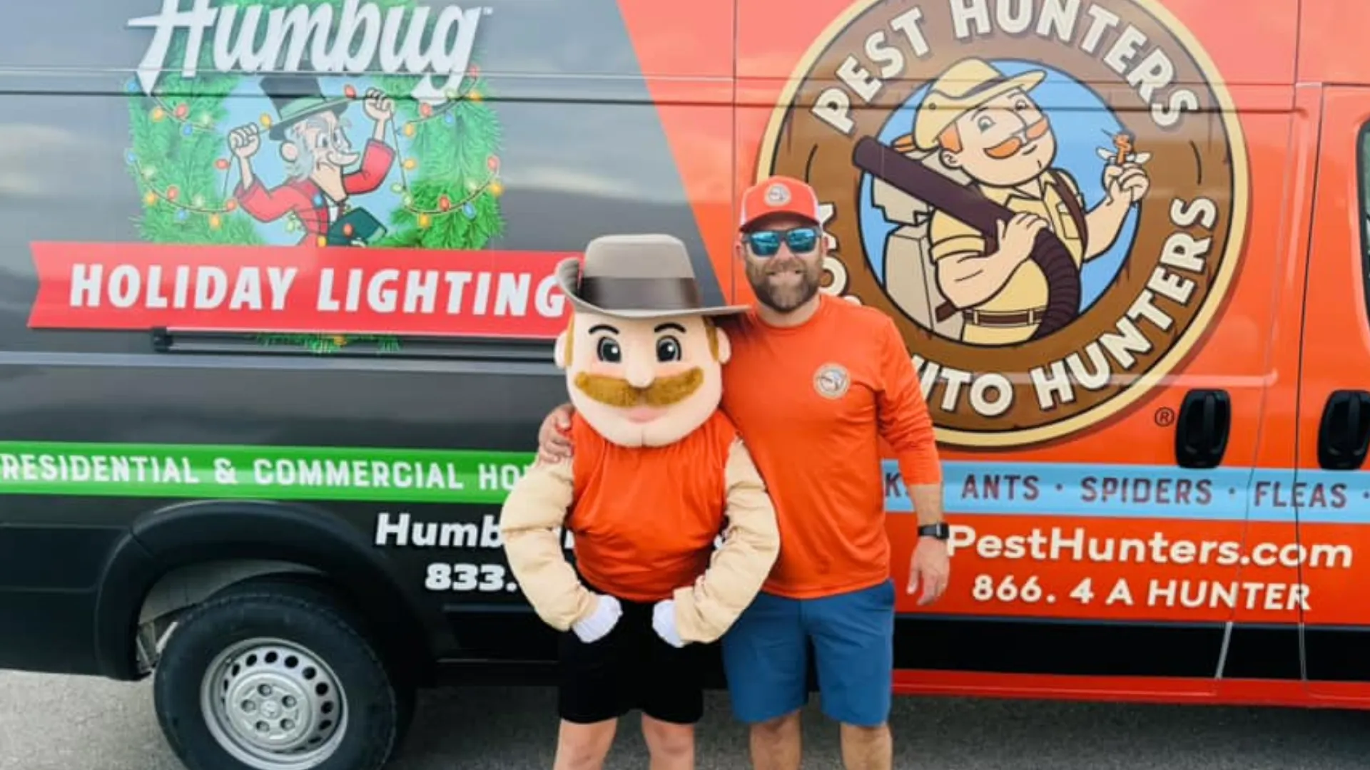 Photo of Pest Hunters-Mosquito Hunters-Humbug Holiday Lighting franchise owner Jake Jones
