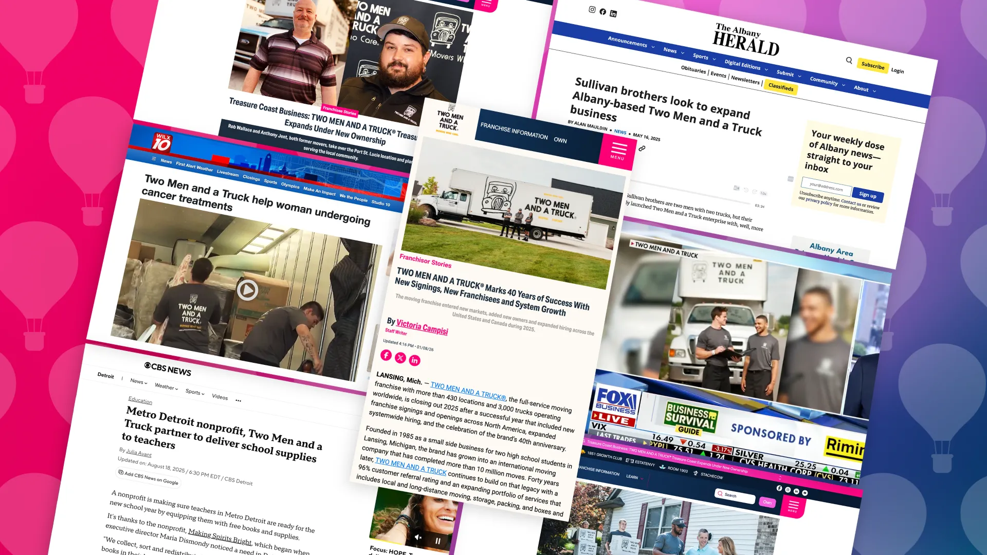 image of two men and a truck marketing agency pr mainland