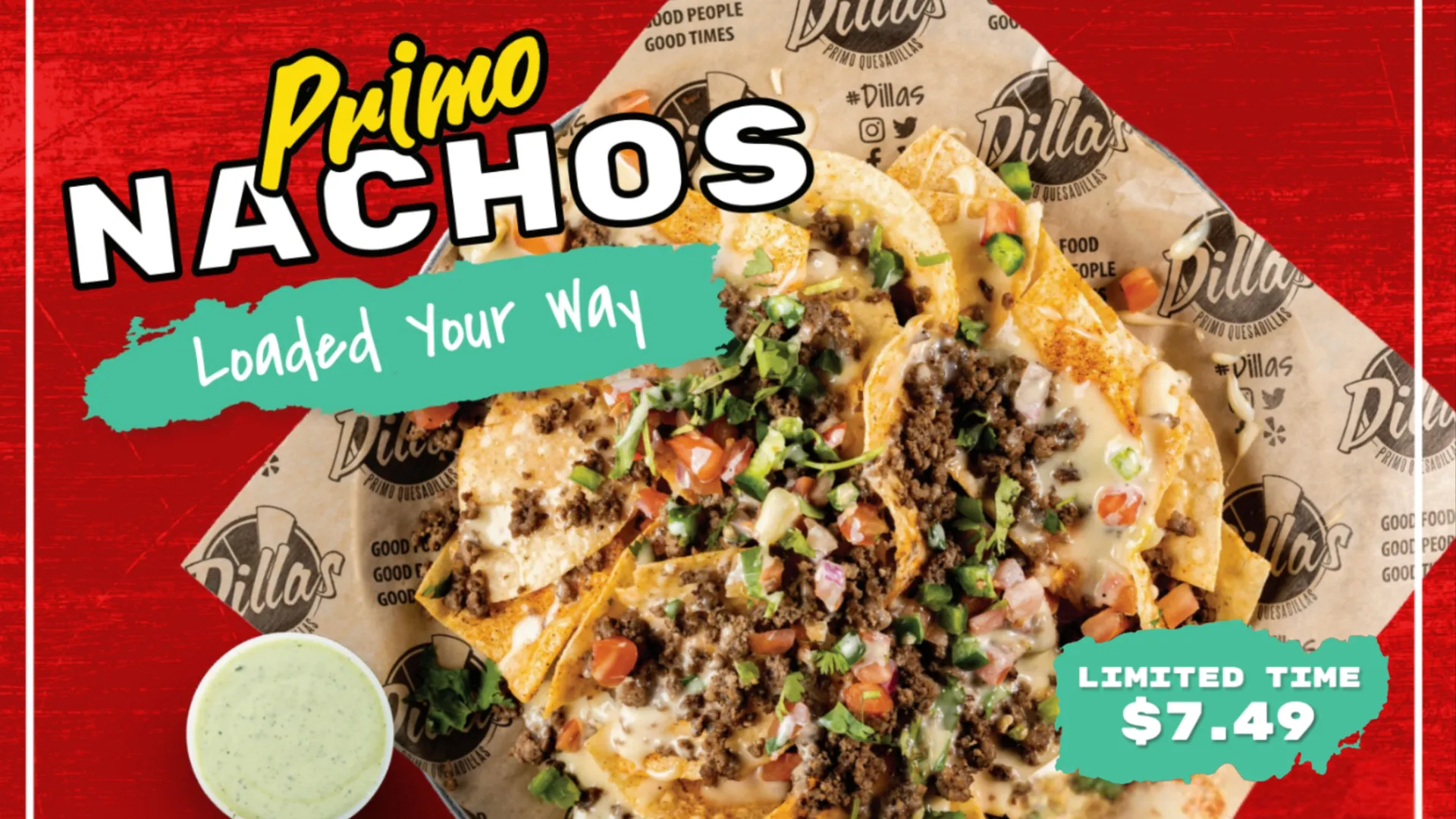 Dillas Primo Quesadillas Brings the Crunch With New $7.49 Primo Nachos Limited-Time Offer