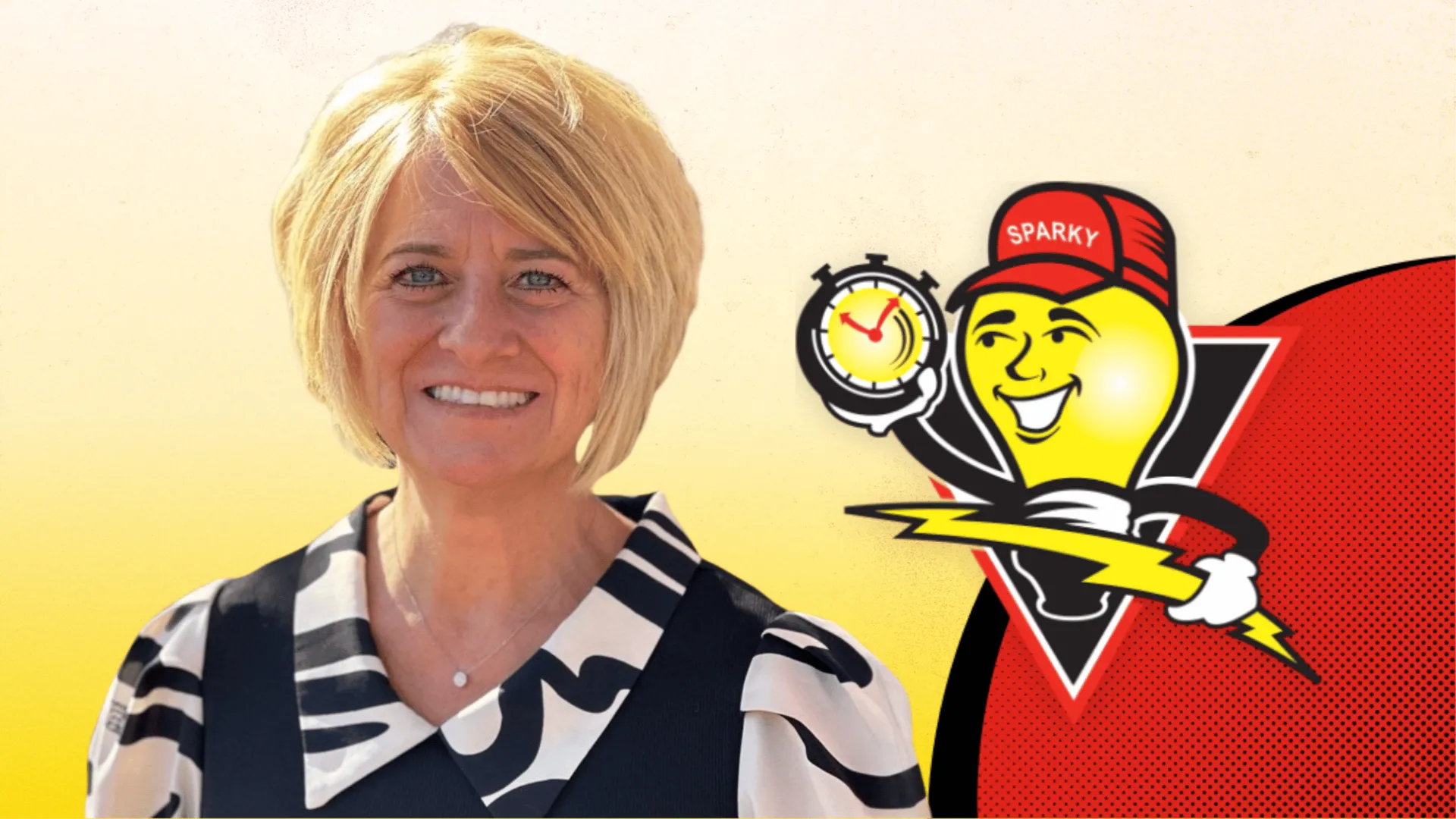 image of mister sparky franchise owner Michelle Glasson Levittown, Pennsylvania.