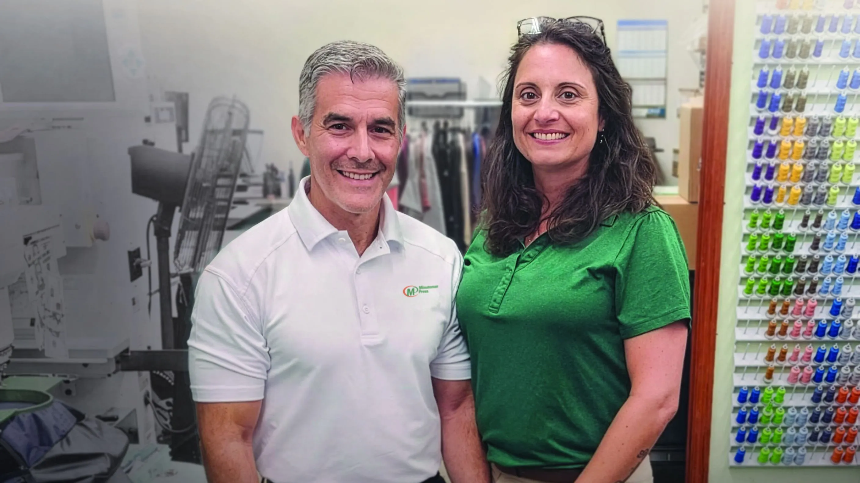 Jorge and Kathy Cruz, Owners, Minuteman Press Franchise, Concord, NC.
