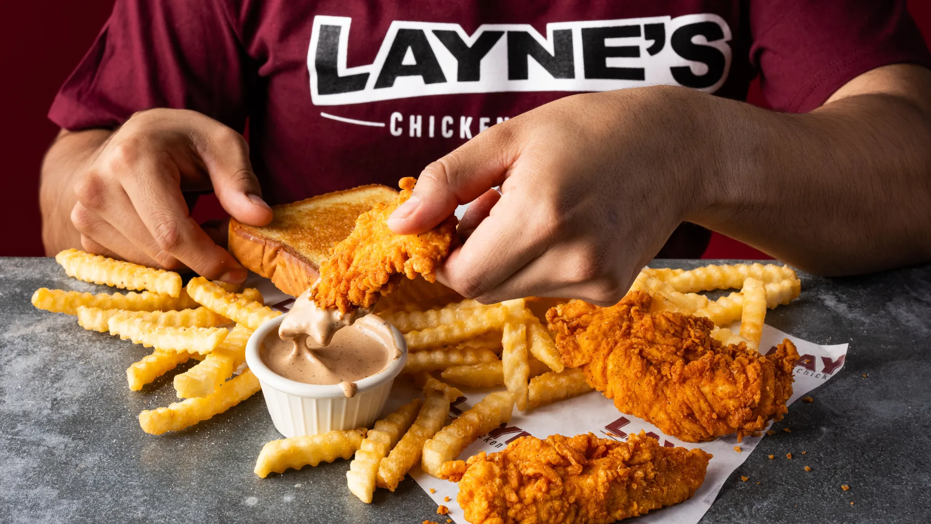 Layne’s Chicken Fingers Brings the Crunch to Downtown Houston with May 11th Grand Opening